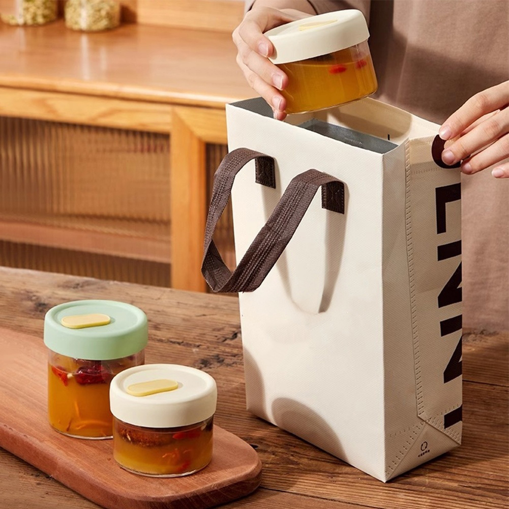 Meal Prep Oven Safe Containers - Barattoli in Vetro Trasparente, Contenitori Ermetici