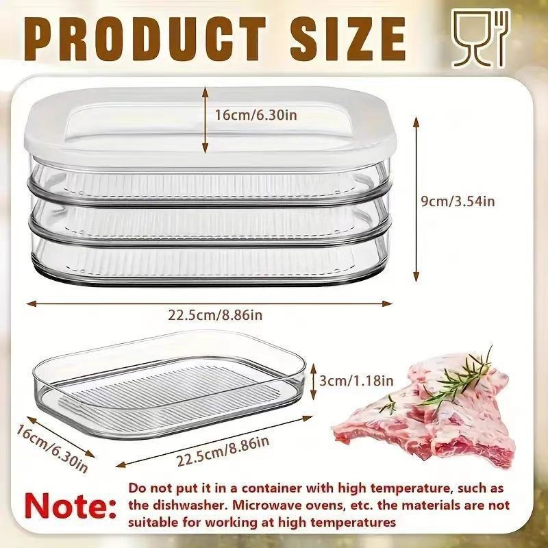 Contenitore per salumi a 3 str - Meal Prep Cold Lunches recensione e prezzo