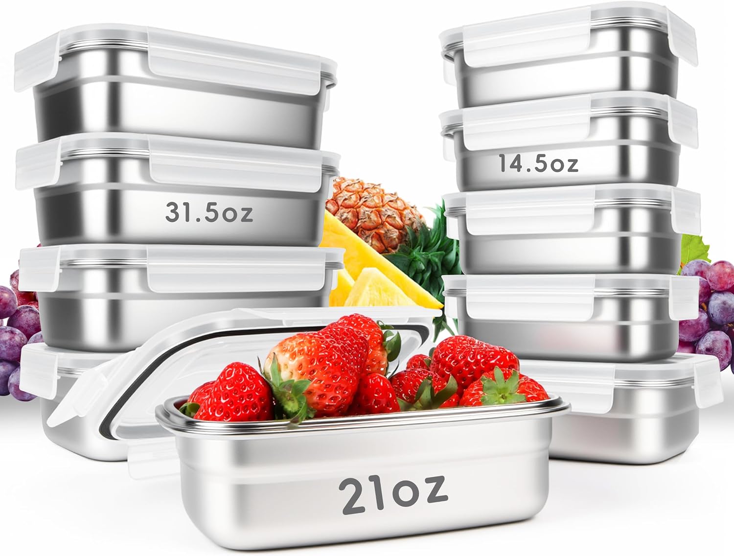 10 Contenitori per Alimenti in - Meal Prep Oven Safe Containers recensione e prezzo