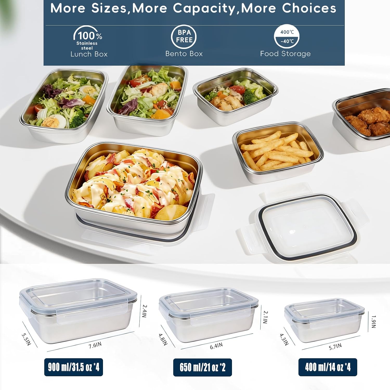 10 Contenitori per Alimenti in - Meal Prep Oven Safe Containers recensione e prezzo