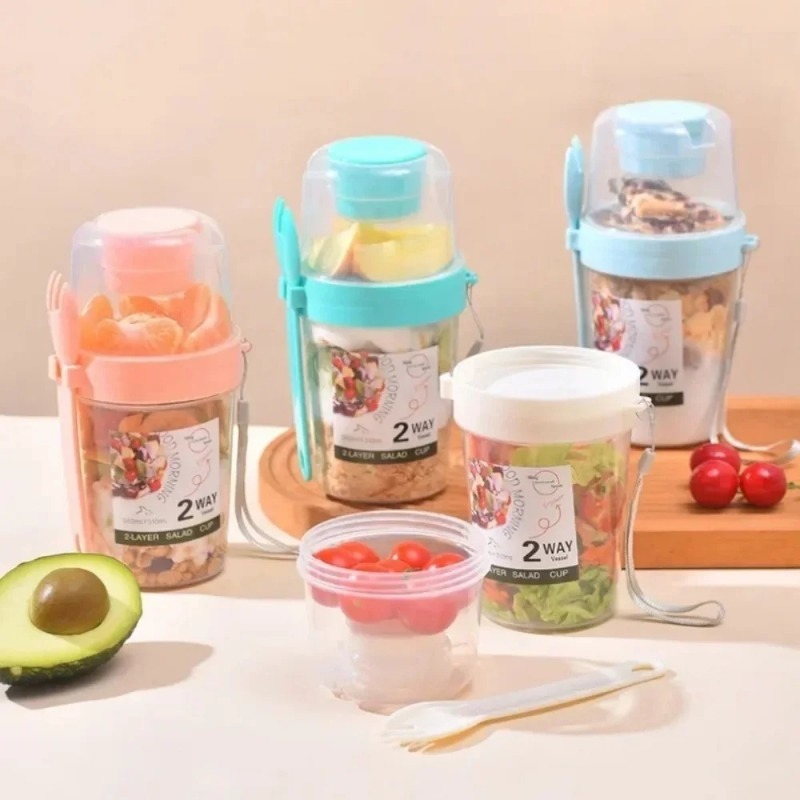 Contenitore Portatile per Yogu - Meal Prep Oatmeal Jars recensione e prezzo