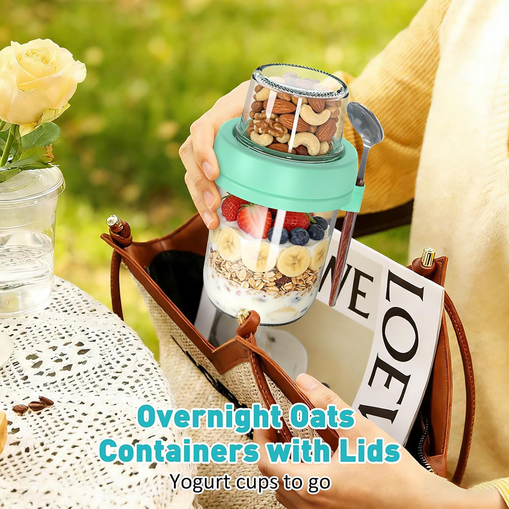 Contenitori per Overnight Oats - Meal Prep Oatmeal Jars recensione e prezzo