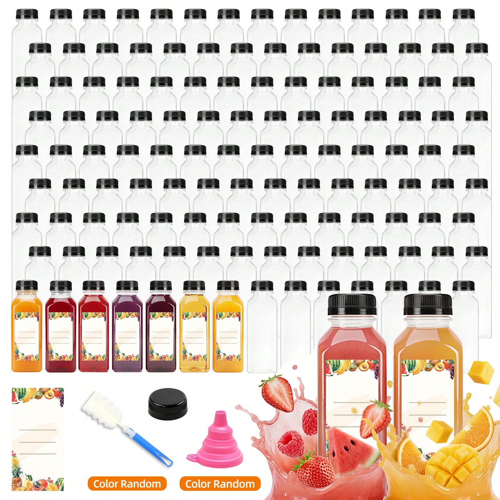 Bottiglie di plastica per succ - Meal Prep Smoothies recensione e prezzo