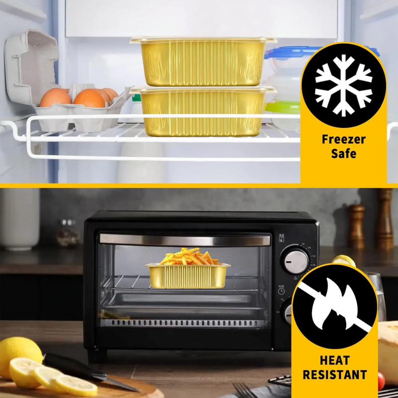 【Potole dorate da 20 pezzi da  - Meal Prep Oven Safe Containers recensione e prezzo
