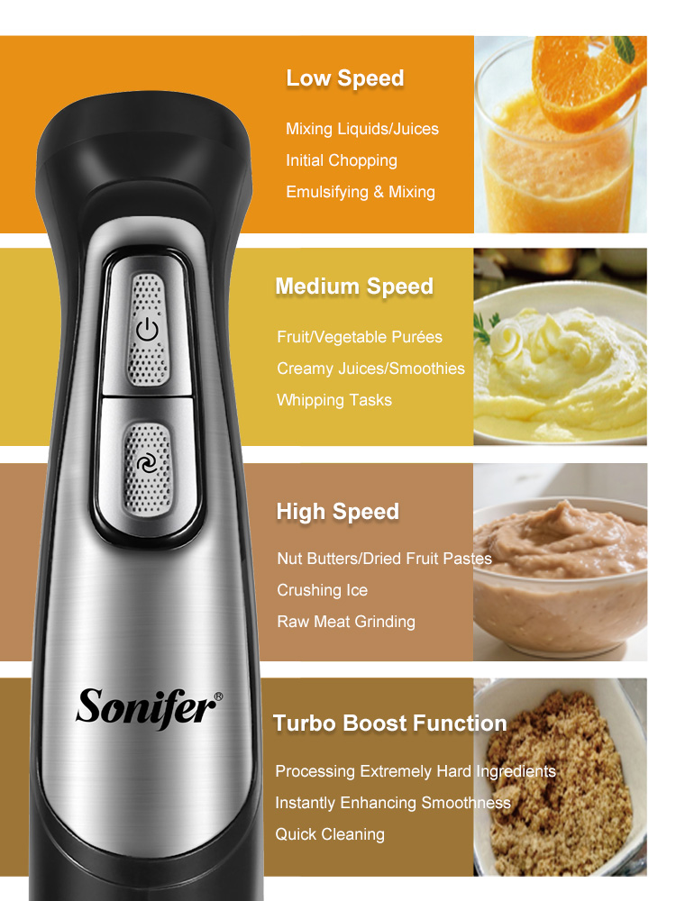 Frullatore a Immersione Sonife - Meal Prep Smoothies recensione e prezzo