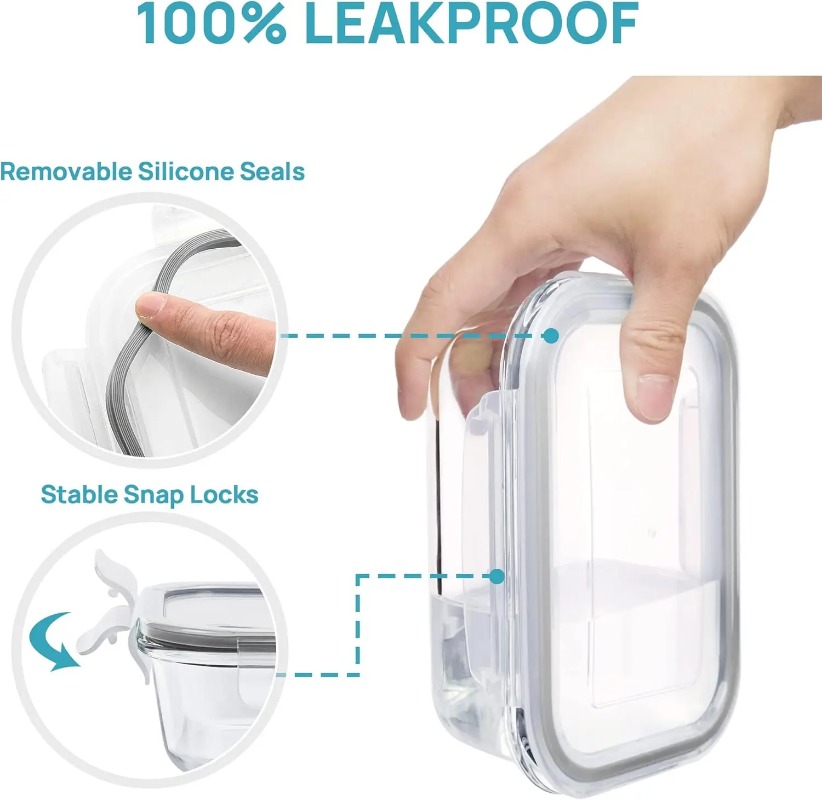 Set di Contenitori in Vetro pe - Meal Prep Oven Safe Containers recensione e prezzo