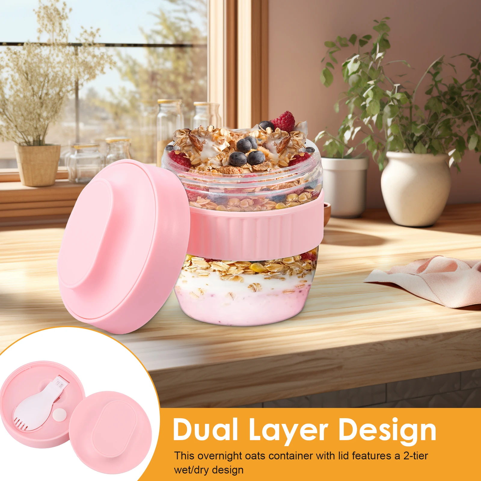 Contenitore per Overnight Oats - Meal Prep Oatmeal Jars recensione e prezzo