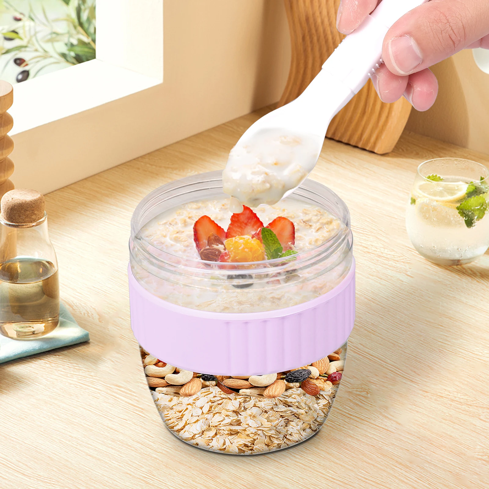Contenitore per Overnight Oats - Meal Prep Oatmeal Jars recensione e prezzo